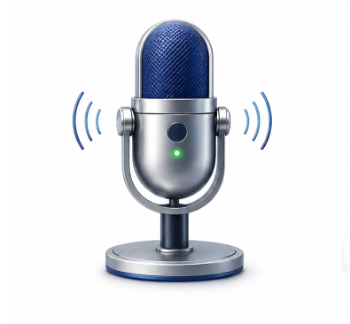 Microphone setup icon